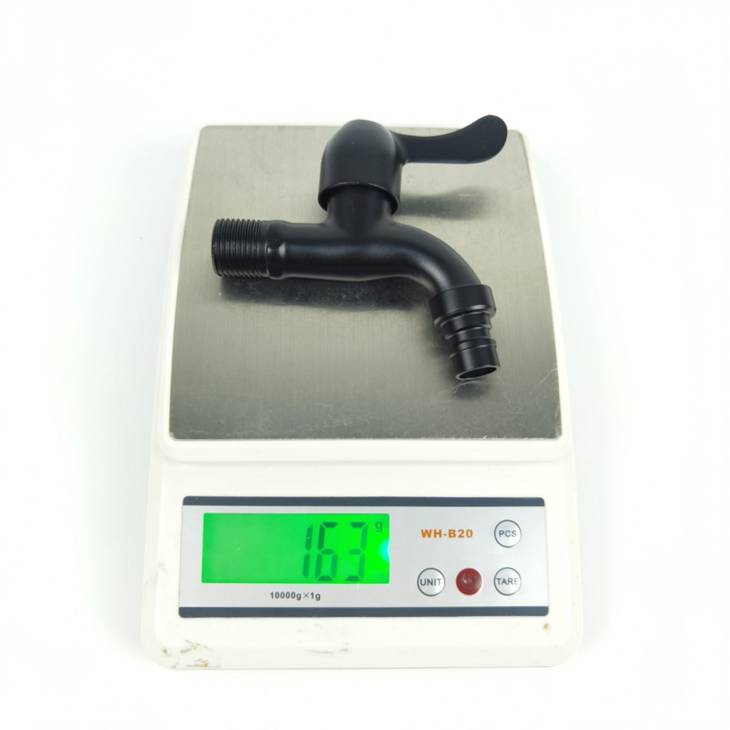 ก๊อกสนาม ก๊อกล้างพื้น สแตนเลส304 สีดำ ด้ามใบพาย (D10) - Image 4