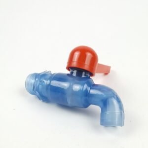 ก๊อกสนาม ก๊อกบอลPVC 1/2" 3/4" 4หุล 6หุล ตัวใสด้ามเเดง